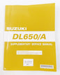 SUZUKI DL650/A SUPPLEMENTARY SERVICE MANUAL BOOK ENGLISH 99501-36130-01E - MotoRaider