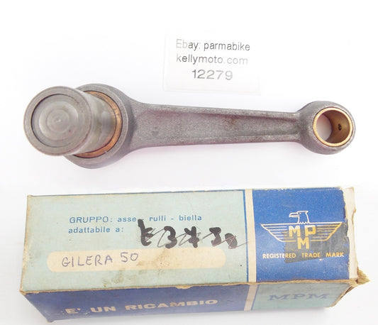 MPM CONNECTING ROD + PIN + BUSHING MOTOR ENGINE GILERA 50 cc - MotoRaider