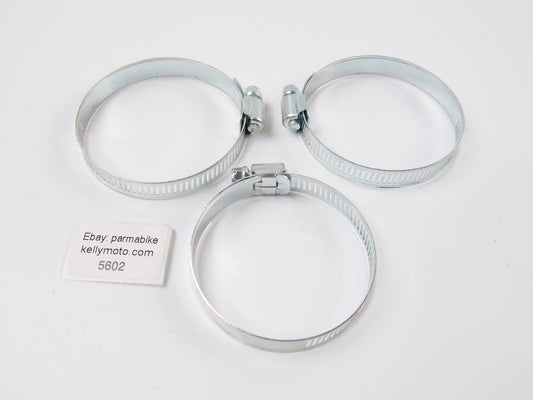 3 ZAP 38-76mm HOSE CLAMP PERFORATED BAND HI-TORQUE MOTORCYCLE AUTOMOTIVE ATV - MotoRaider