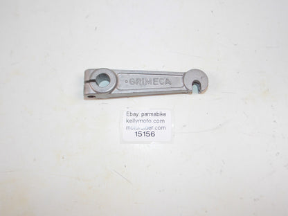 VINTAGE MOTORCYCLE GRIMECA FRONT HUB BRAKE PLATE LEVER ACTUATOR CAGIVA APRILIA - MotoRaider