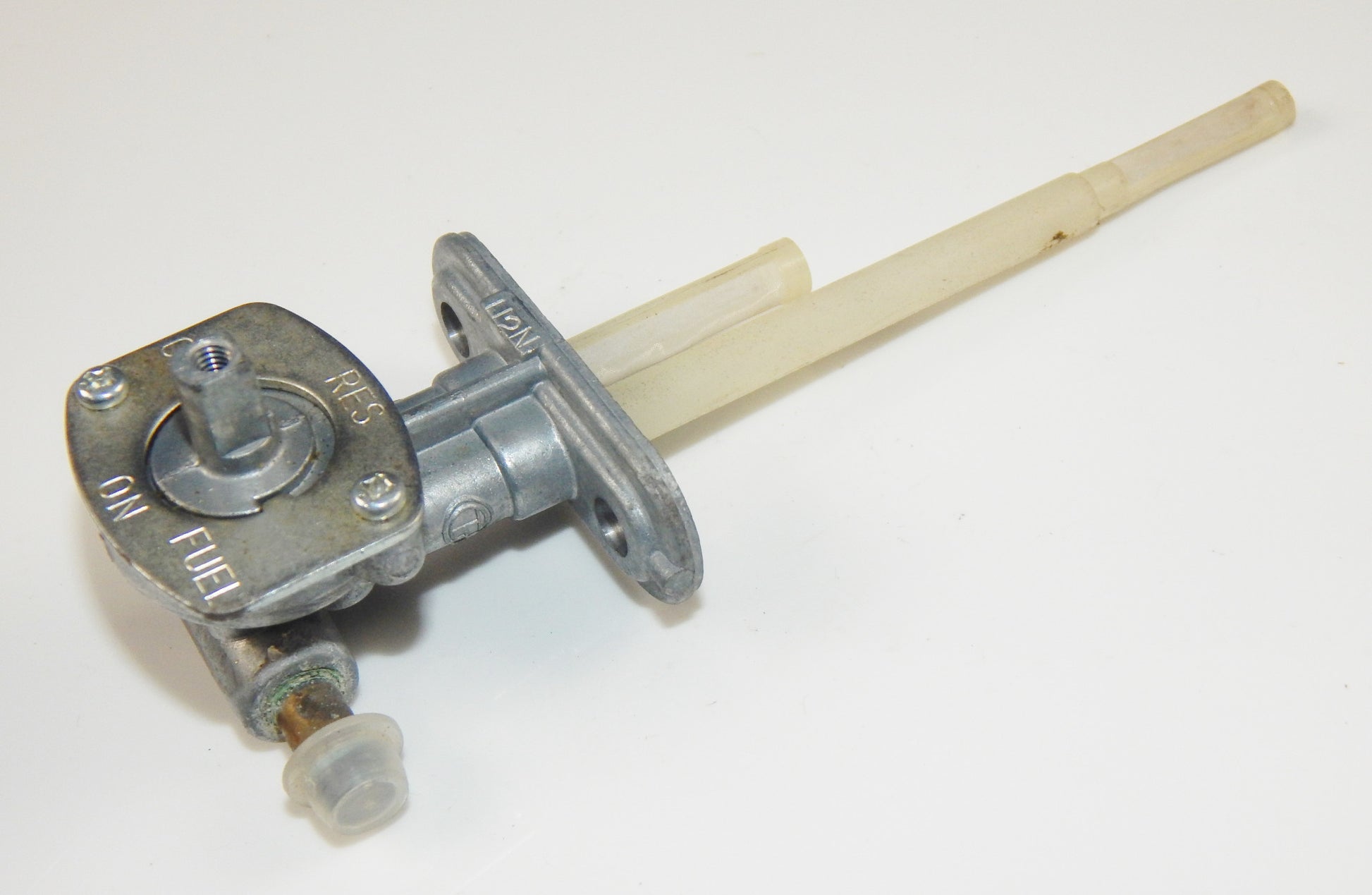 VINTAGE MOTORCYCLE GT FUEL GAS TANK VALVE ON OFF RES YAMAHA HONDA KAWASAKI - MotoRaider