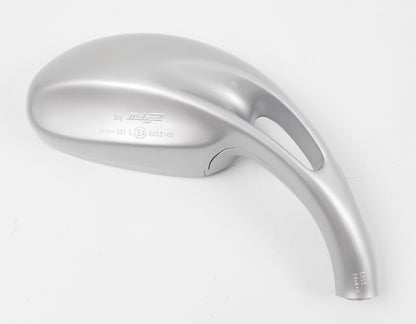NOS MALAGUTI PHANTOM RIGHT SIDE REAR VIEW MIRROR SILVER GRAY 088.019.88 08801988 - MotoRaider