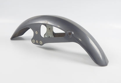 VINTAGE FRONT FENDER MUD GUARD GRAY L=29" W=5" YAMAHA XV XJ DUCATI CAGIVA MORINI - MotoRaider