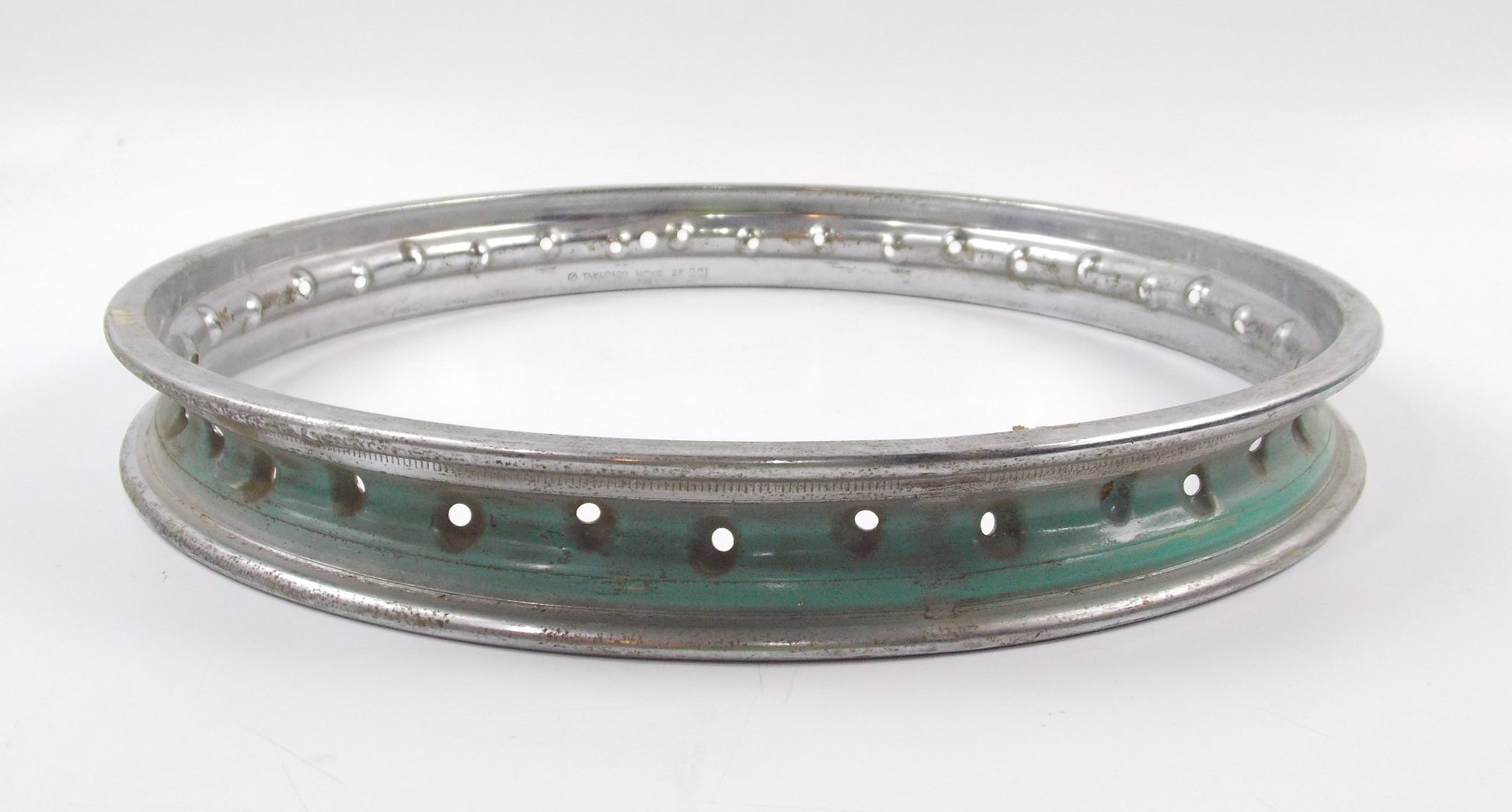 TAKASAGO YAMAHA CHROME STEEL WHEEL RIM 36 SPOKE 140x16 2F 201 SUZUKI KAWASAKI - MotoRaider