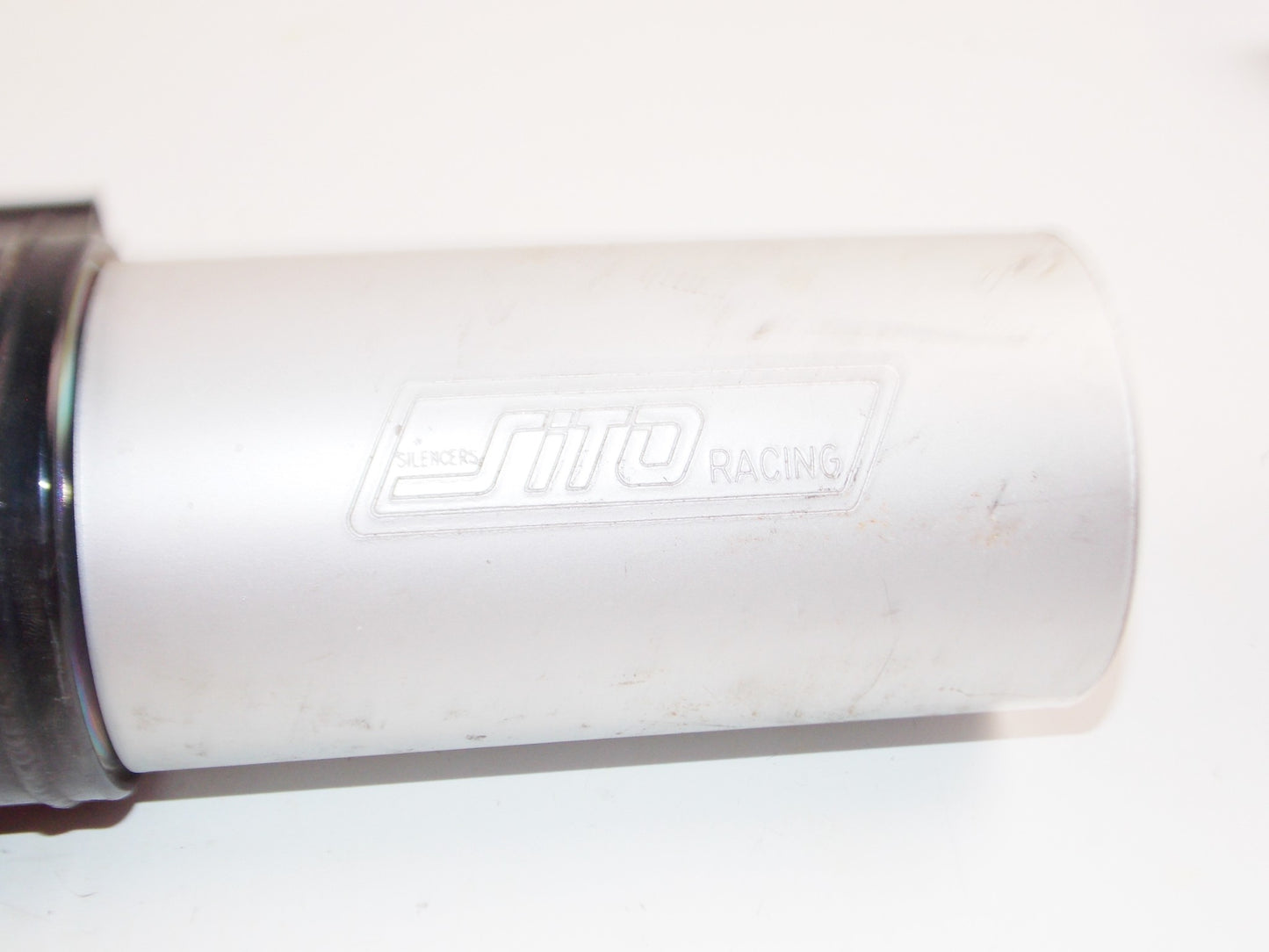 SITO RACING EXHAUST PIPE SILENCER L=640mm INLET OD=20mm CAGIVA GILERA APRILIA TM - MotoRaider