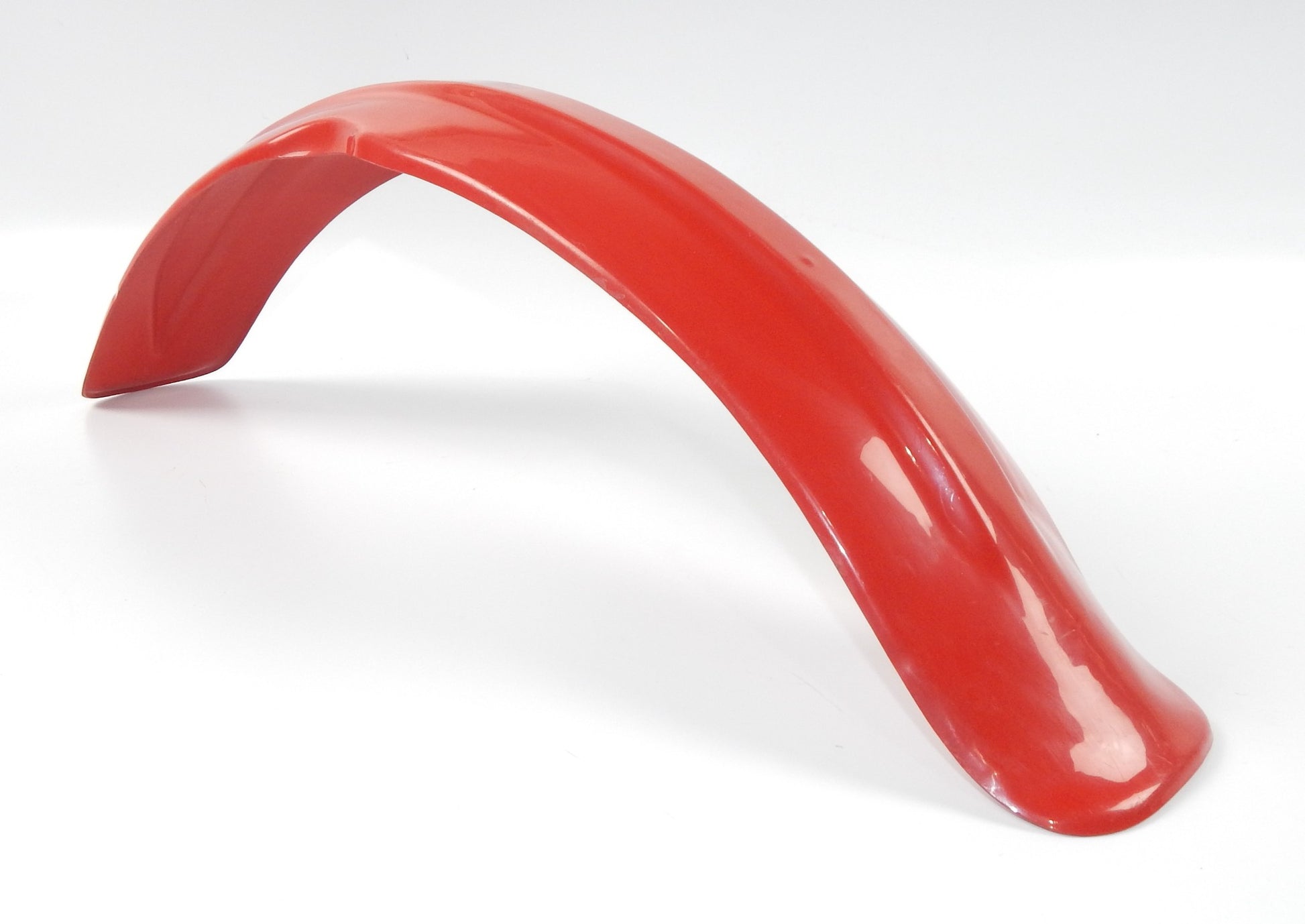 MUD GUARD FRONT FENDER RED PLASTIC L=32.5" FANTIC GILERA CAGIVA MORINI VINTAGE - MotoRaider