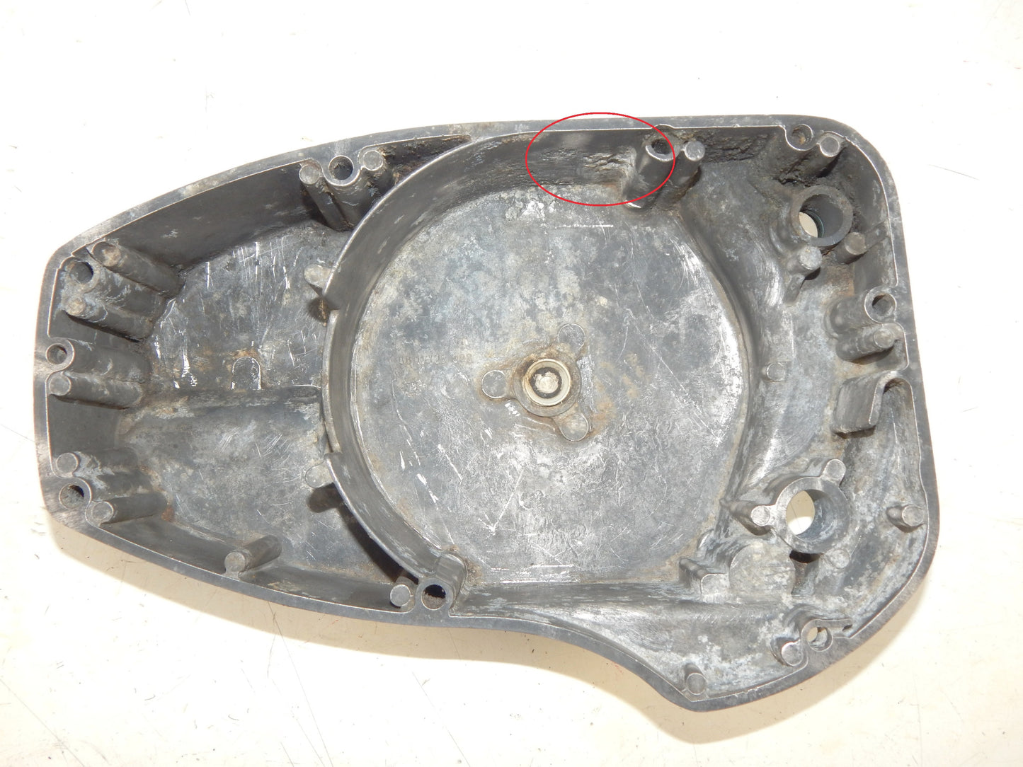 1970-80"s SACHS DKW HERCULES 7 SPEED ENGINE MOTOR CLUTCH SIDE COVER 0611-122-099 - MotoRaider