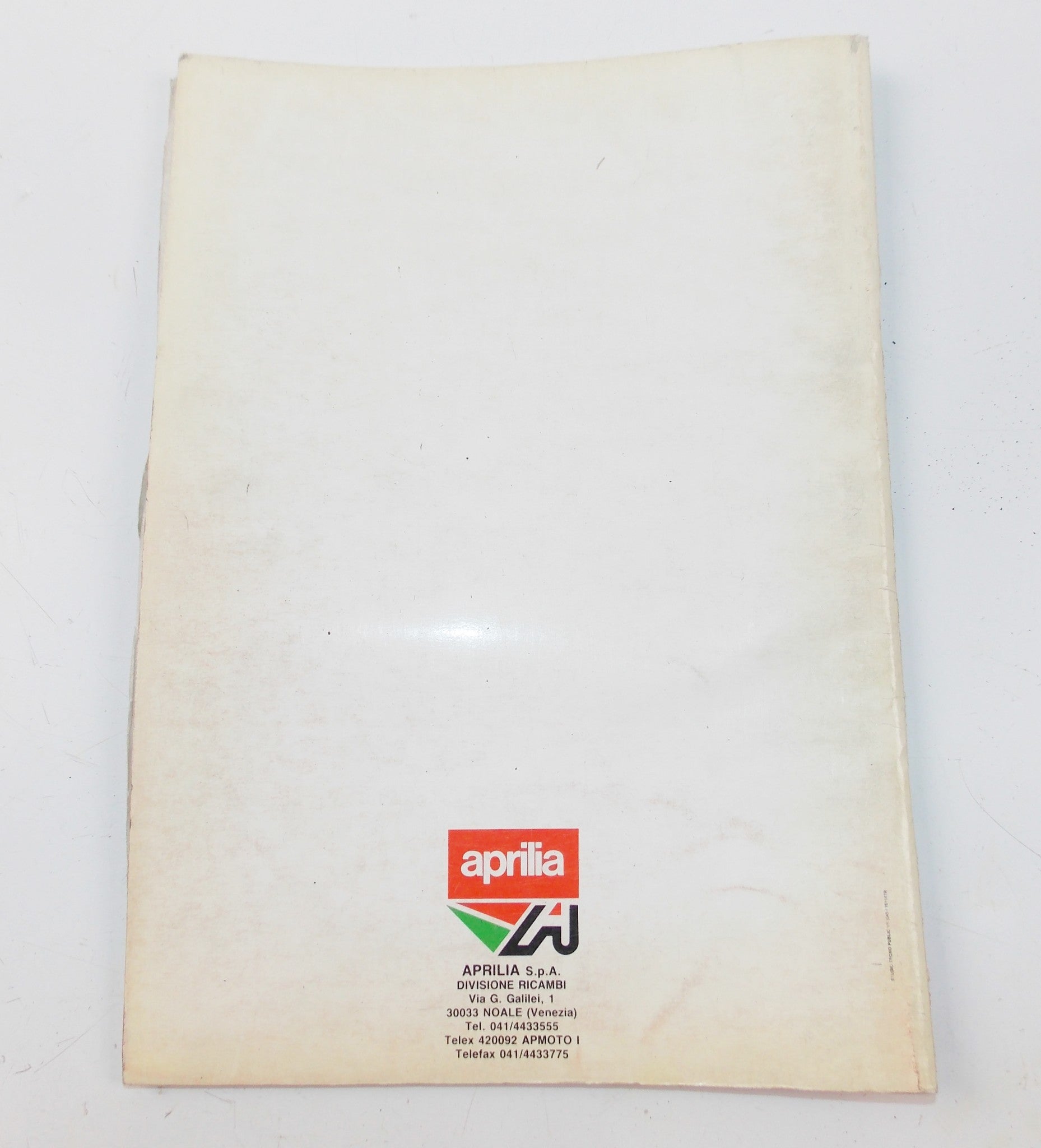 1992 APRILIA AF1 50 FUTURA CHASSIS MOTOR SPARE PARTS CATALOG MANUAL BOOK 321 - MotoRaider