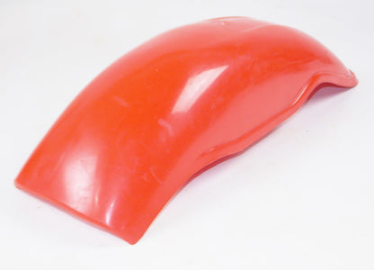 VINTAGE RED MOTOCROSS REAR FENDER L=22" W=7" MROBERT MUD GUARD BETA VILLA GILERA - MotoRaider