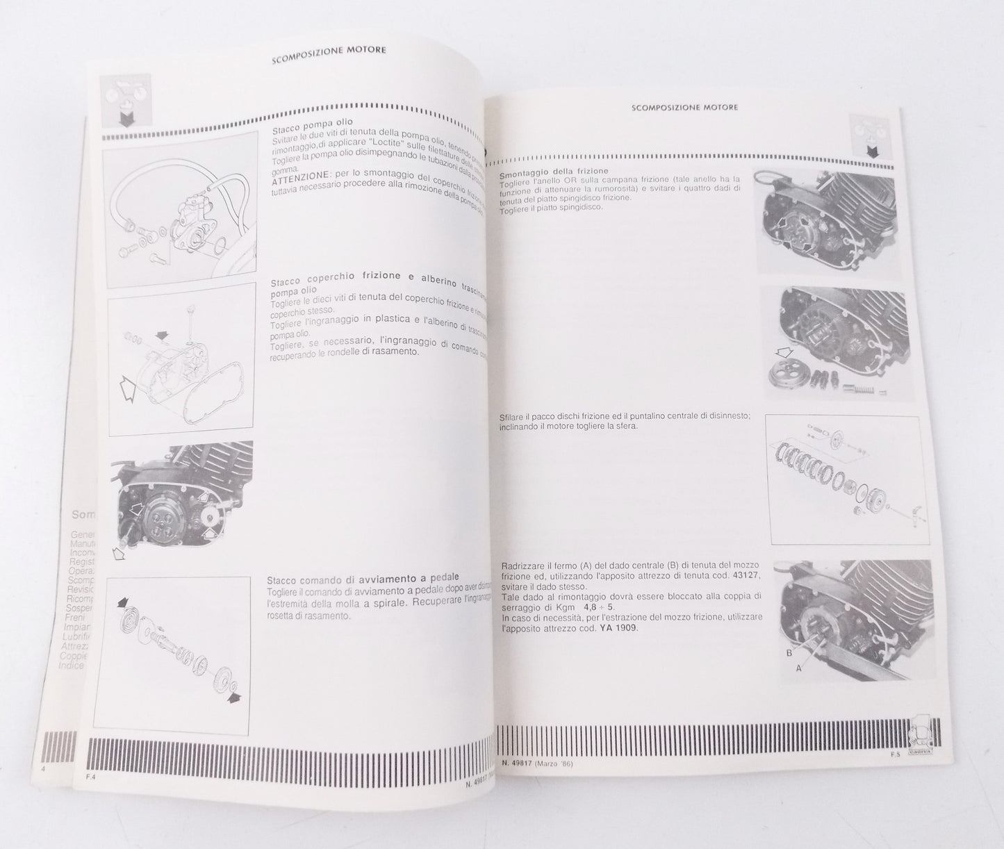 CAGIVA ALETTA ELECTRA 125 WORKSHOP MANUAL REPAIR MAINTENANCE BOOK 49817 - MotoRaider