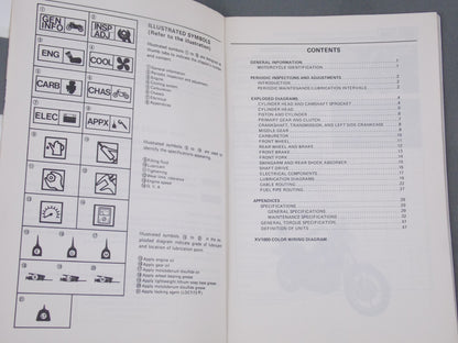YAMAHA 1986 XV1000 SERVICE INFORMATION MANUALBOOK ENGLISH # 2AE-SE1 - MotoRaider