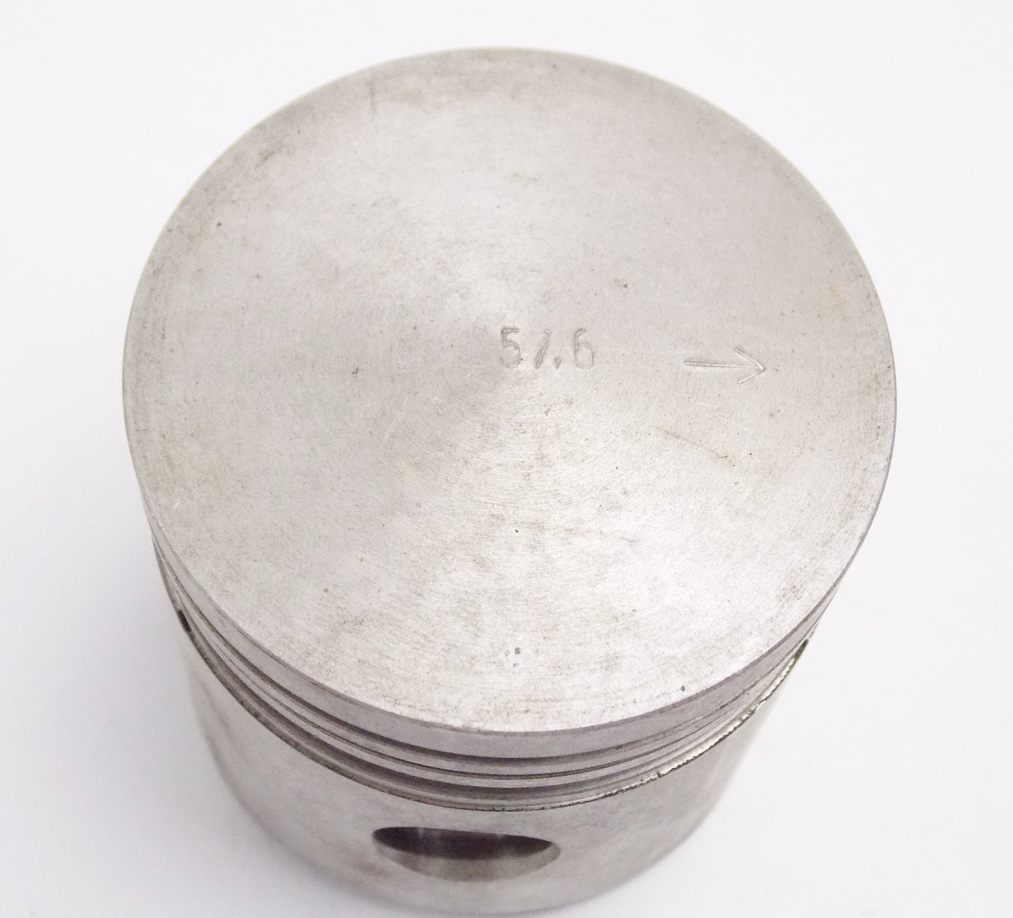 NOS ASSO WERKE 3246 PISTON + RINGS DIAMETER 57.6 mm GILERA - MotoRaider