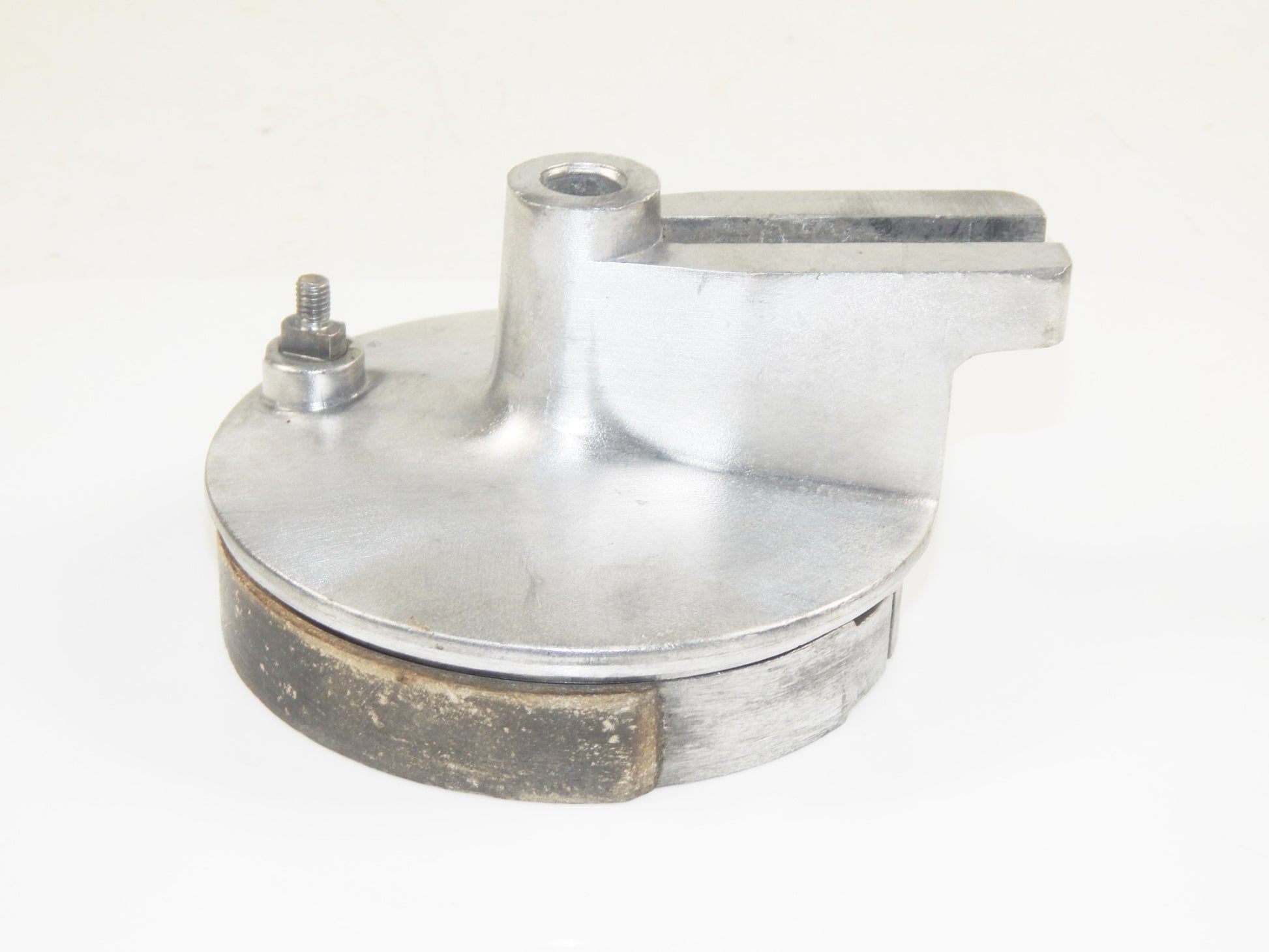 VINTAGE MOPED MOTORCYCLE REAR WHEEL BRAKE SHOES HUB OD=120mm AXLE D=12mm GRIMECA - MotoRaider