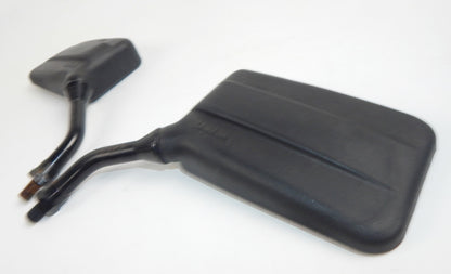 1980's YAMAHA RIGHT LEFT REAR VIEW SIDE MIRROR BLACK VINTAGE XJ FJ XS SECA - MotoRaider
