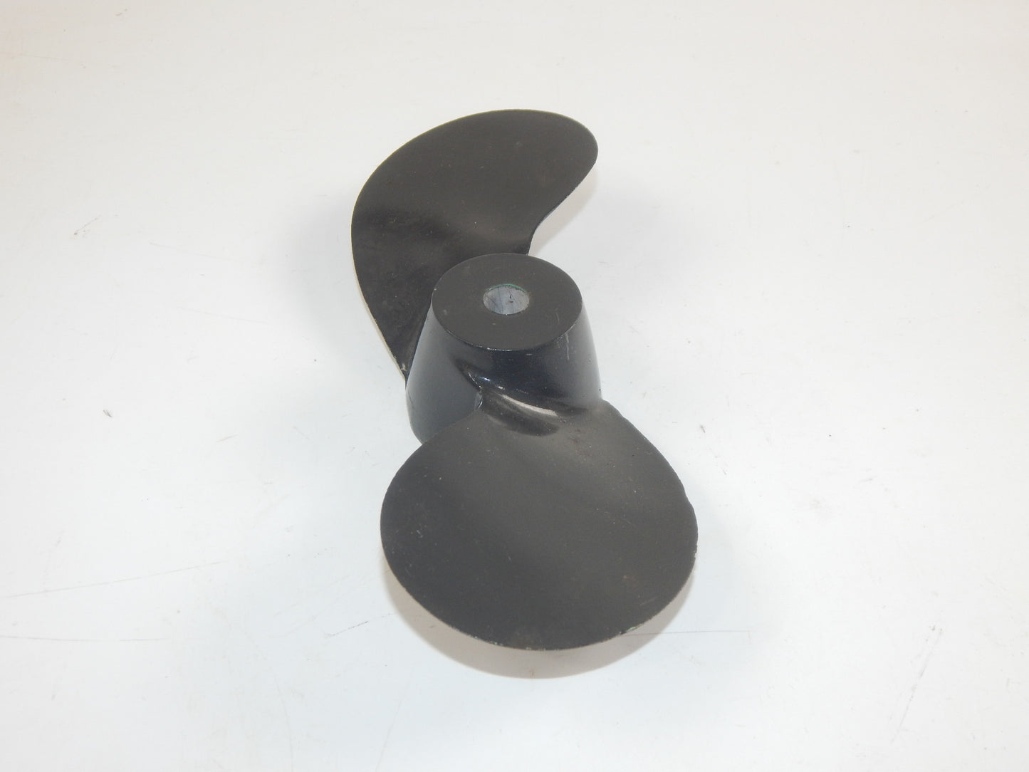 VINTAGE ALLOY PROPELLER 2 BLADE BOAT MOTOR W=8" HOLE D=12 mm DUCATI EVINRUDE - MotoRaider