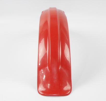 MUD GUARD FRONT FENDER RED PLASTIC L=32.5" FANTIC GILERA CAGIVA MORINI VINTAGE - MotoRaider