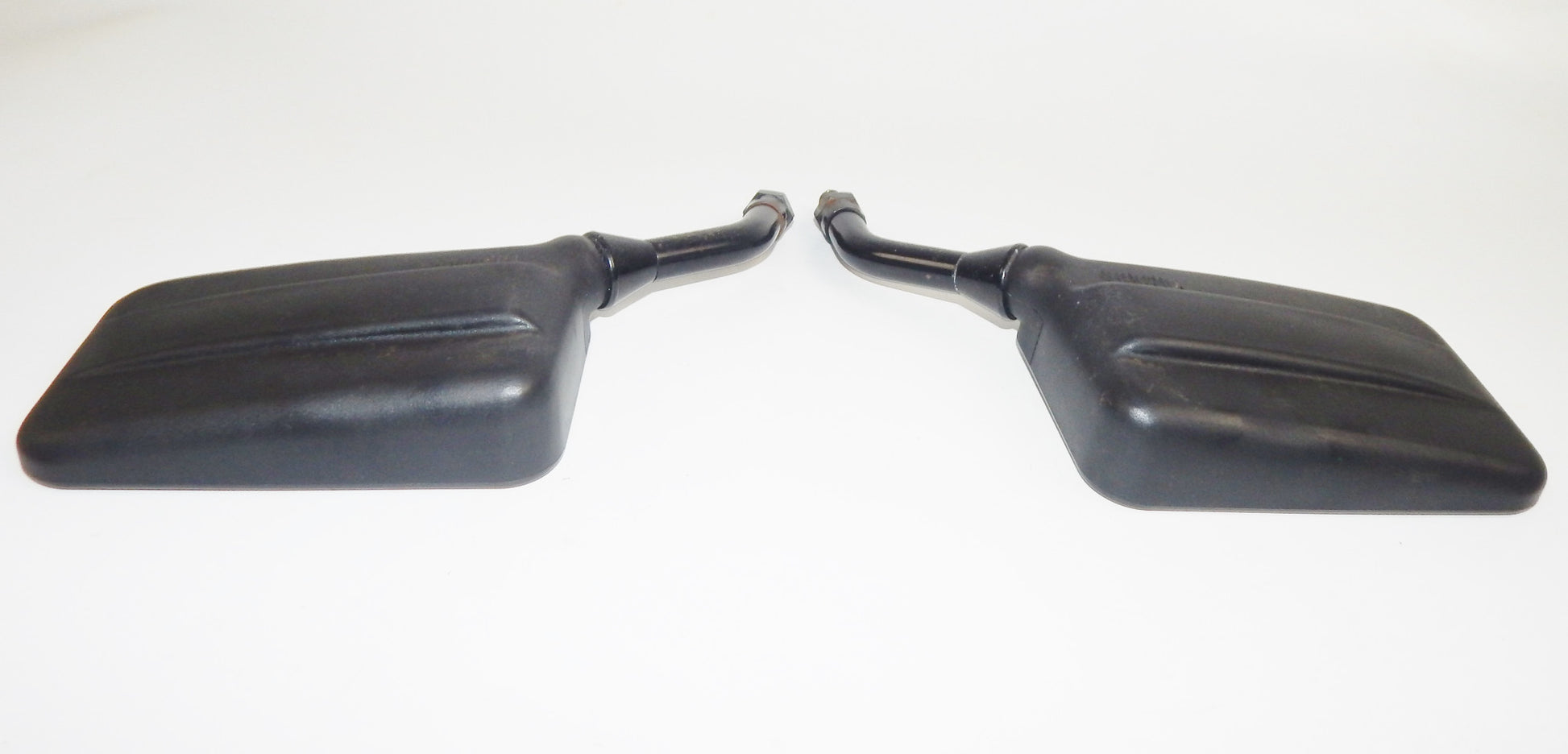 1980's YAMAHA RIGHT LEFT REAR VIEW SIDE MIRROR BLACK VINTAGE XJ FJ XS SECA - MotoRaider