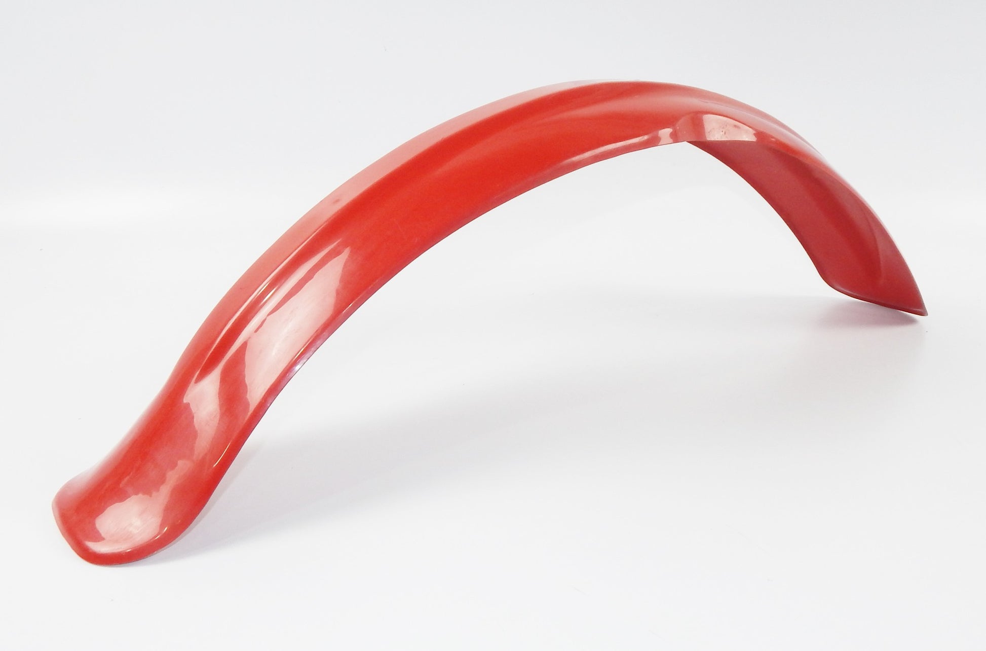 MUD GUARD FRONT FENDER RED PLASTIC L=32.5" FANTIC GILERA CAGIVA MORINI VINTAGE - MotoRaider