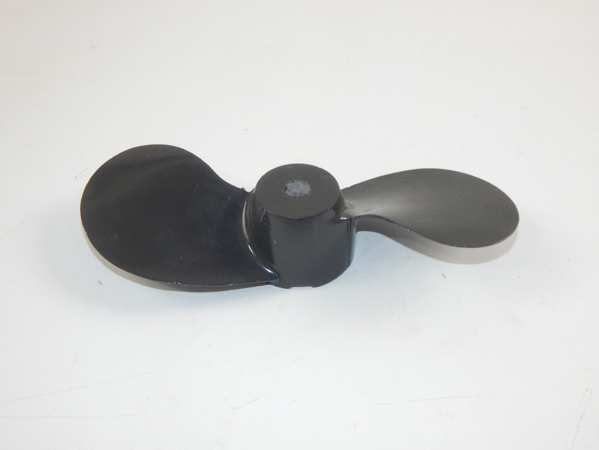 VINTAGE ALLOY PROPELLER 2 BLADE BOAT MOTOR W=8" HOLE D=12 mm DUCATI EVINRUDE - MotoRaider
