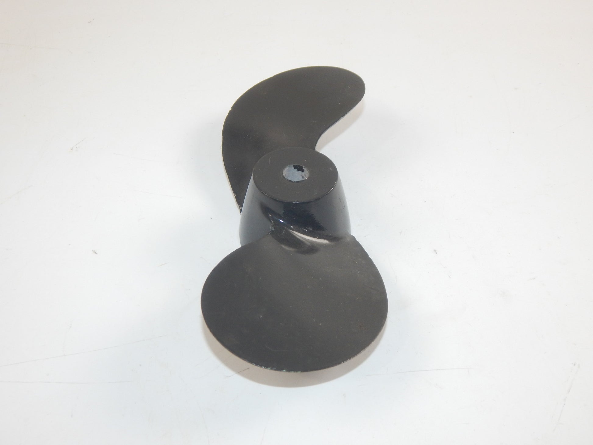 VINTAGE ALLOY PROPELLER 2 BLADE BOAT MOTOR W=8" HOLE D=12 mm DUCATI EVINRUDE - MotoRaider