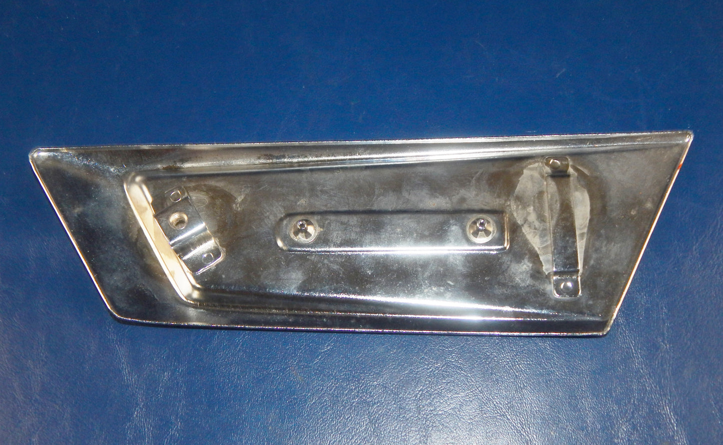 1970's YAMAHA RS350 LEFT OIL TANK ORANGE PANEL COVER VINTAGE - MotoRaider