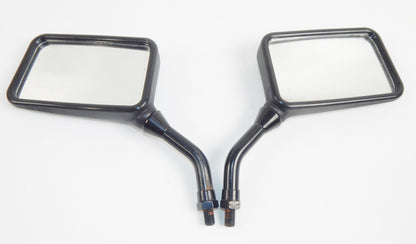 1980's YAMAHA RIGHT LEFT REAR VIEW SIDE MIRROR BLACK VINTAGE XJ FJ XS SECA - MotoRaider