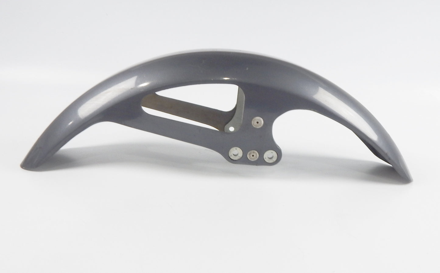 VINTAGE FRONT FENDER MUD GUARD GRAY L=29" W=5" YAMAHA XV XJ DUCATI CAGIVA MORINI - MotoRaider