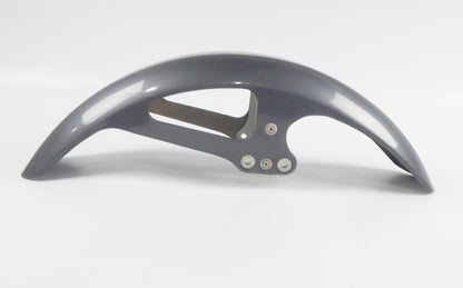 VINTAGE FRONT FENDER MUD GUARD GRAY L=29" W=5" YAMAHA XV XJ DUCATI CAGIVA MORINI - MotoRaider