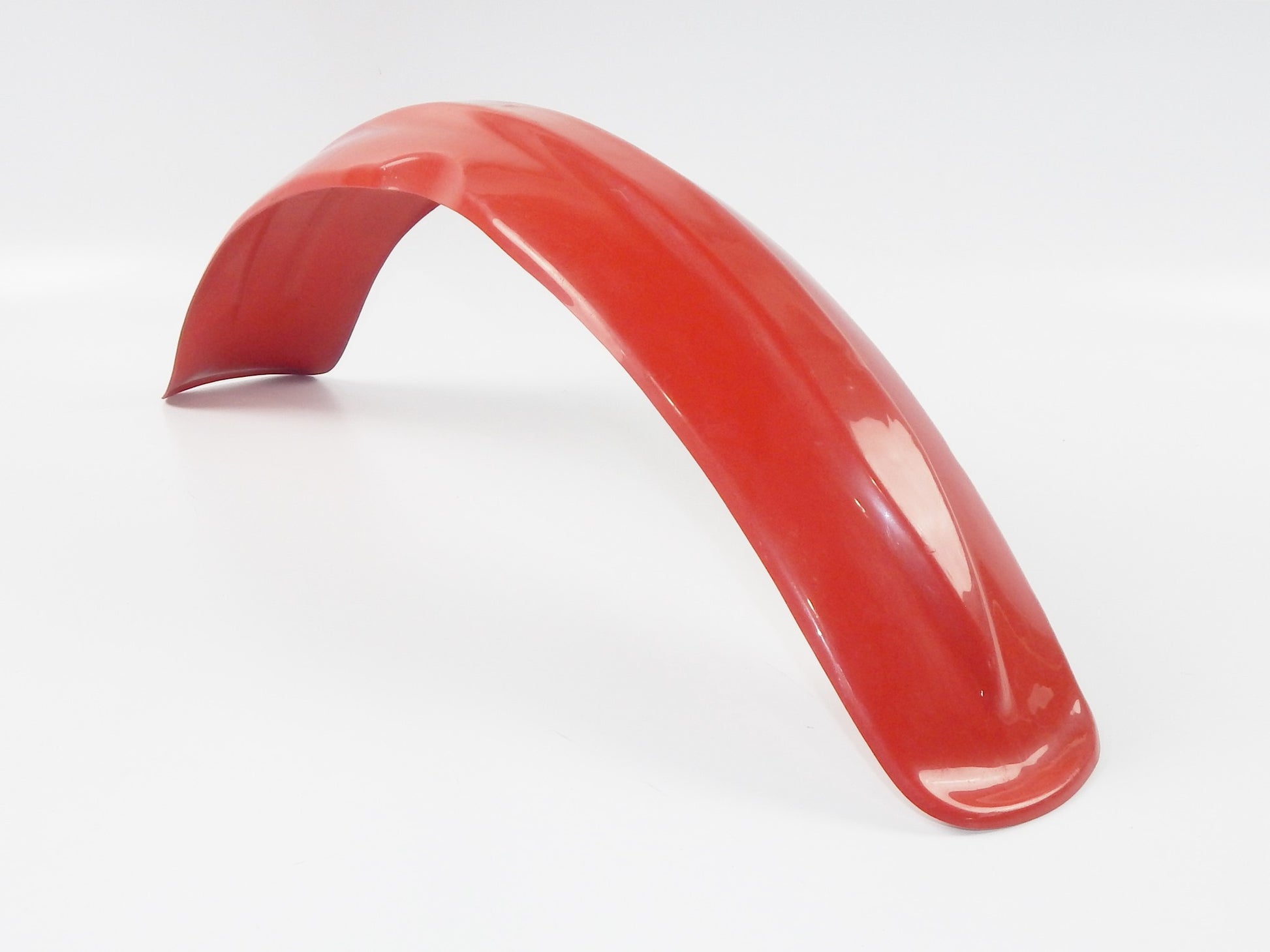 MUD GUARD FRONT FENDER RED PLASTIC L=32.5" FANTIC GILERA CAGIVA MORINI VINTAGE - MotoRaider