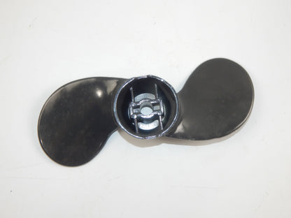 VINTAGE ALLOY PROPELLER 2 BLADE BOAT MOTOR W=8" HOLE D=12 mm DUCATI EVINRUDE - MotoRaider