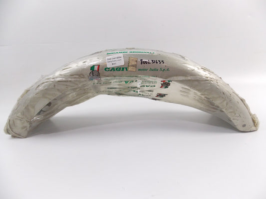 NOS OEM CAGIVA GREY SILVER REAR FENDER METAL 800L31635 - MotoRaider
