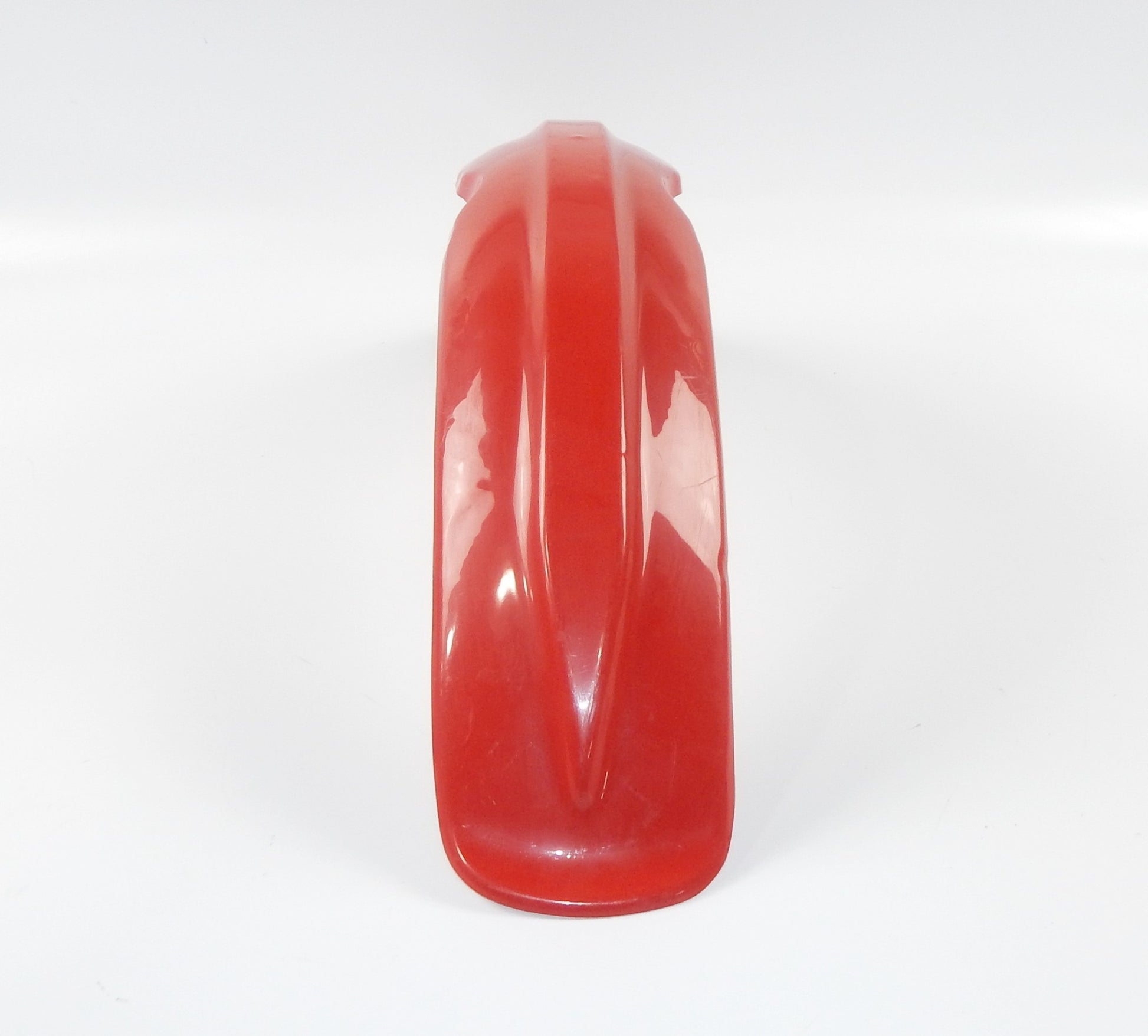MUD GUARD FRONT FENDER RED PLASTIC L=32.5" FANTIC GILERA CAGIVA MORINI VINTAGE - MotoRaider