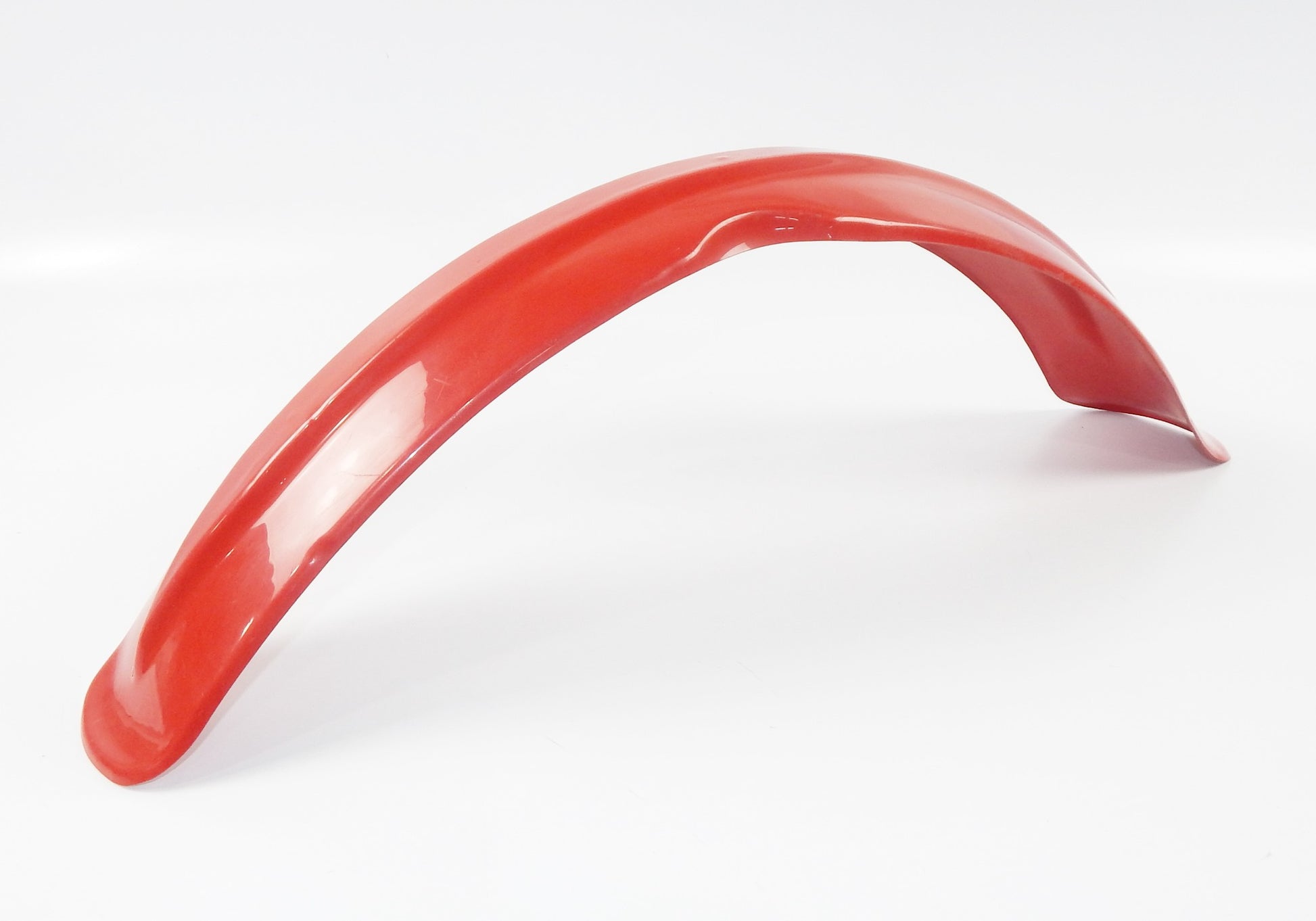 MUD GUARD FRONT FENDER RED PLASTIC L=32.5" FANTIC GILERA CAGIVA MORINI VINTAGE - MotoRaider