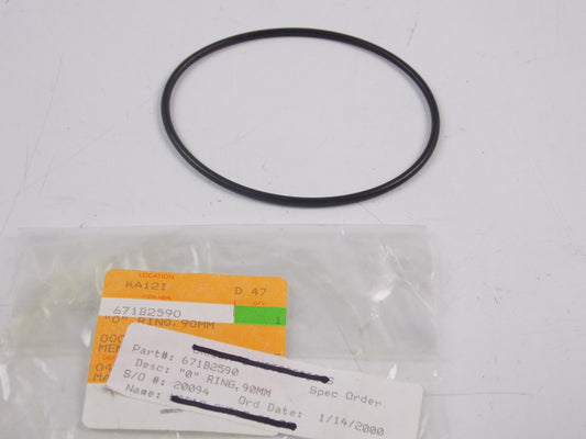 NOS OEM KAWASAKI O-RING 90MM 1974-1980 KZ-750/550/440/650/400   671B2590 - MotoRaider