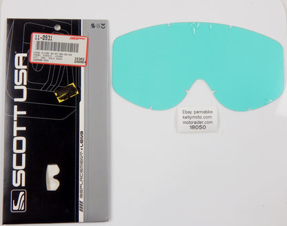 SCOTT USA GOGGLES BLUE LENS SHIELD VISOR 89/87/83 40.5.806.541.0.100 VINTAGE - MotoRaider