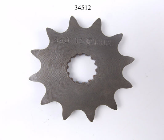 P.B.R FRONT SPROCKET 12 T YAMAHA WR 125 WR R 200 WR Z 500 YZ 125 440-12 | 34512 - MotoRaider