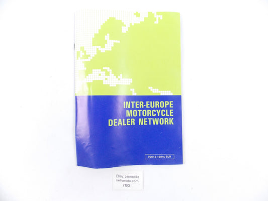 1994 INTER-EUROPE SUZUKI MOTORCYCLES DEALER NETWORK BOOK CATALOG 99013-19940-EUR - MotoRaider