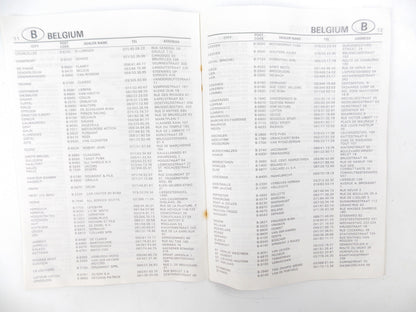 1994 INTER-EUROPE SUZUKI MOTORCYCLES DEALER NETWORK BOOK CATALOG 99013-19940-EUR - MotoRaider