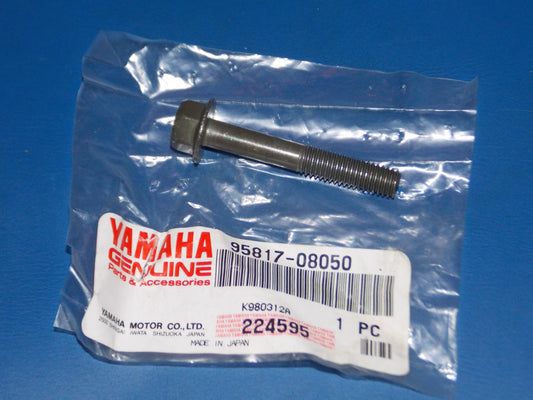 NOS 1989-2017 YAMAHA XT350/225 YZ250/125/225 WR250 XT225 FLANGE BOLT 95817-08050 - MotoRaider