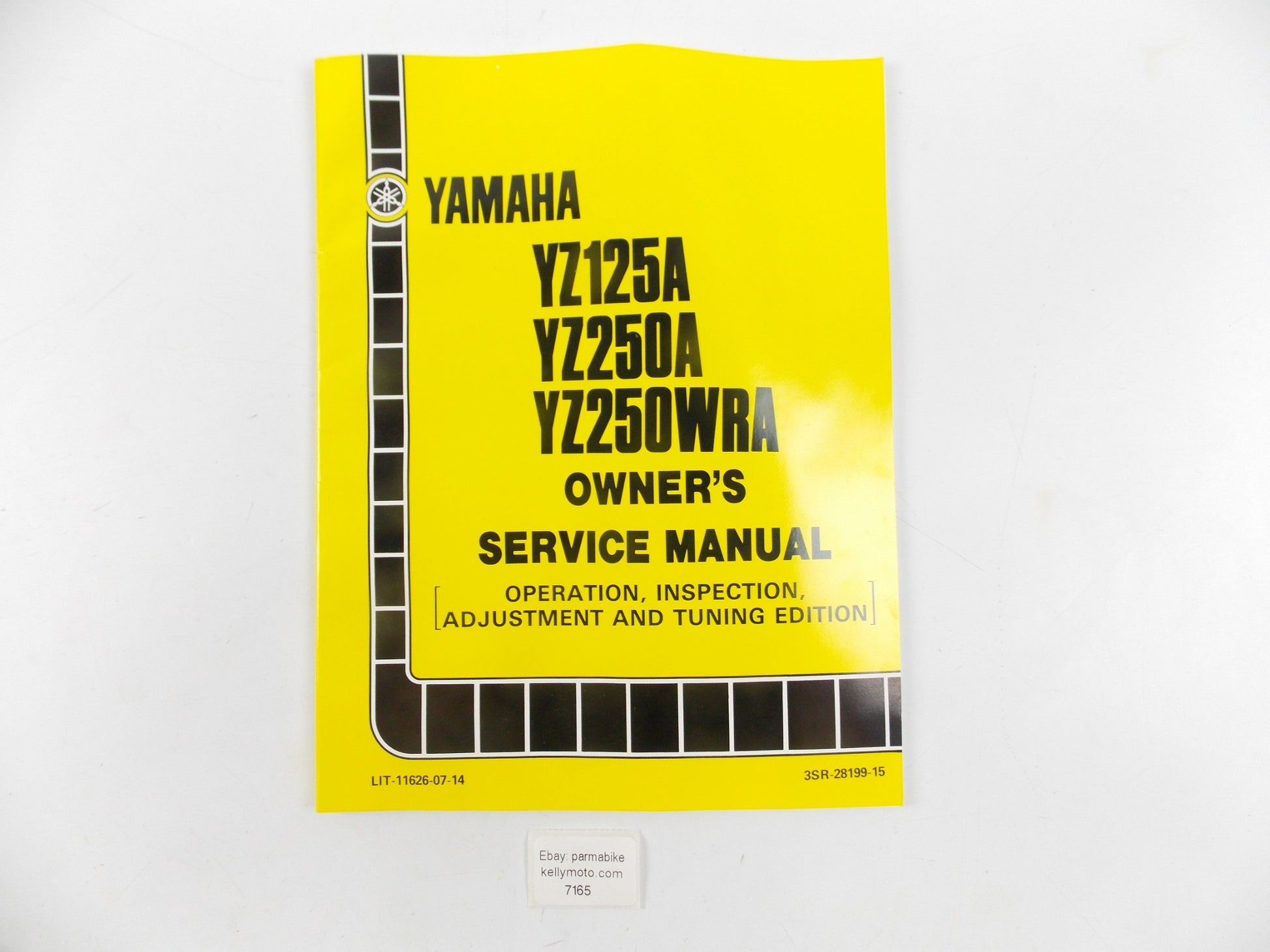 1989 YAMAHA OWNER SERVICE MANUAL BOOK CATALOG YZ125A/250A/250WRA 3SR-28199-15 - MotoRaider