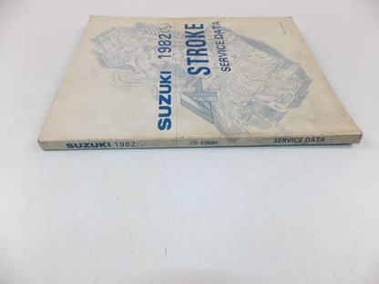 06/1982 SERVICE DATA MANUAL SUZUKI 4 STROKE BIKES ENGLISH 99510-01821-01E - MotoRaider