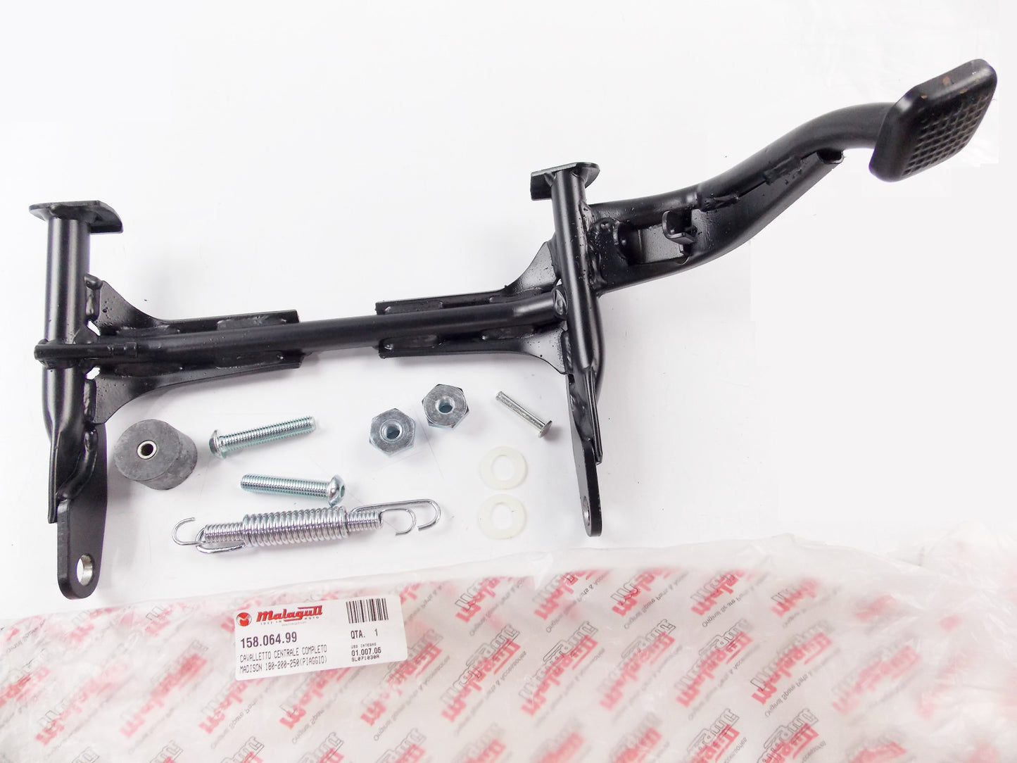 NOS OEM MALAGUTI MADISON 180/200/250 FRAME CENTER KICK STAND MAIN SET 158.064.99 - MotoRaider