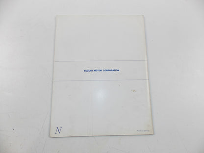 03/1992 SERVICE DATA MANUAL BOOK SUZUKI 4 & 2 STROKE MOTORCYCLES 99510-01920-01E - MotoRaider