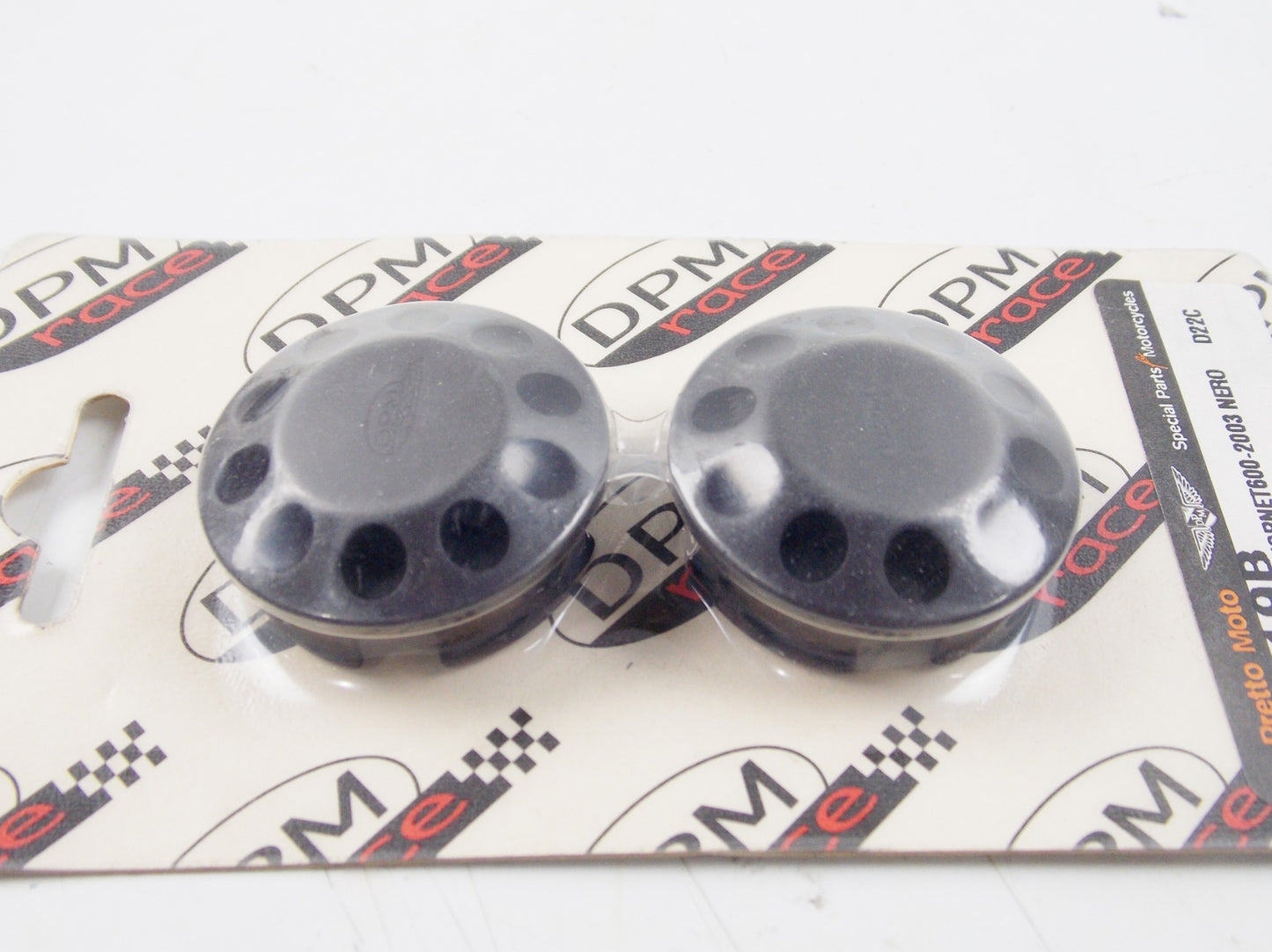 DE PRETTO HONDA HORNET 600 2003 ALLOY BLACK SWING ARM AXLE COVER PLUG R-0519B - MotoRaider