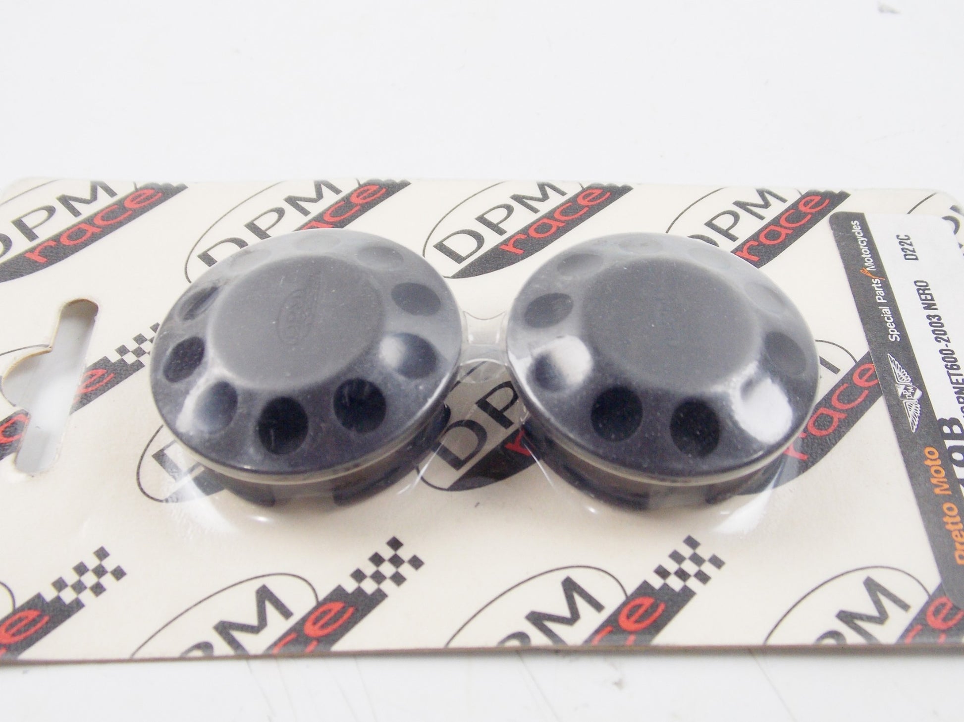 DE PRETTO HONDA HORNET 600 2003 ALLOY BLACK SWING ARM AXLE COVER PLUG R-0519B - MotoRaider