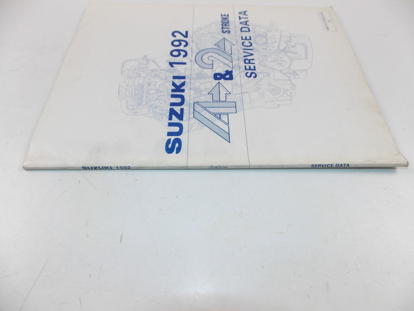 03/1992 SERVICE DATA MANUAL BOOK SUZUKI 4 & 2 STROKE MOTORCYCLES 99510-01920-01E - MotoRaider