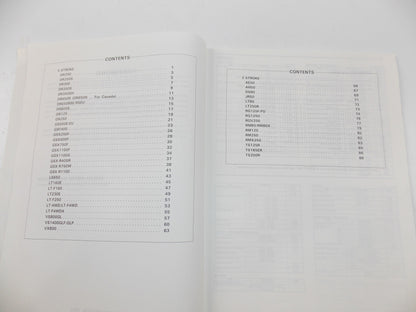 03/1992 SERVICE DATA MANUAL BOOK SUZUKI 4 & 2 STROKE MOTORCYCLES 99510-01920-01E - MotoRaider