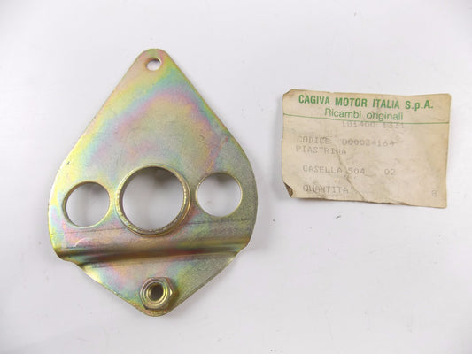 NOS OEM CAGIVA 1981-1982  SST 250 - 350 TAIL LIGHT PLATE 800034164 - MotoRaider