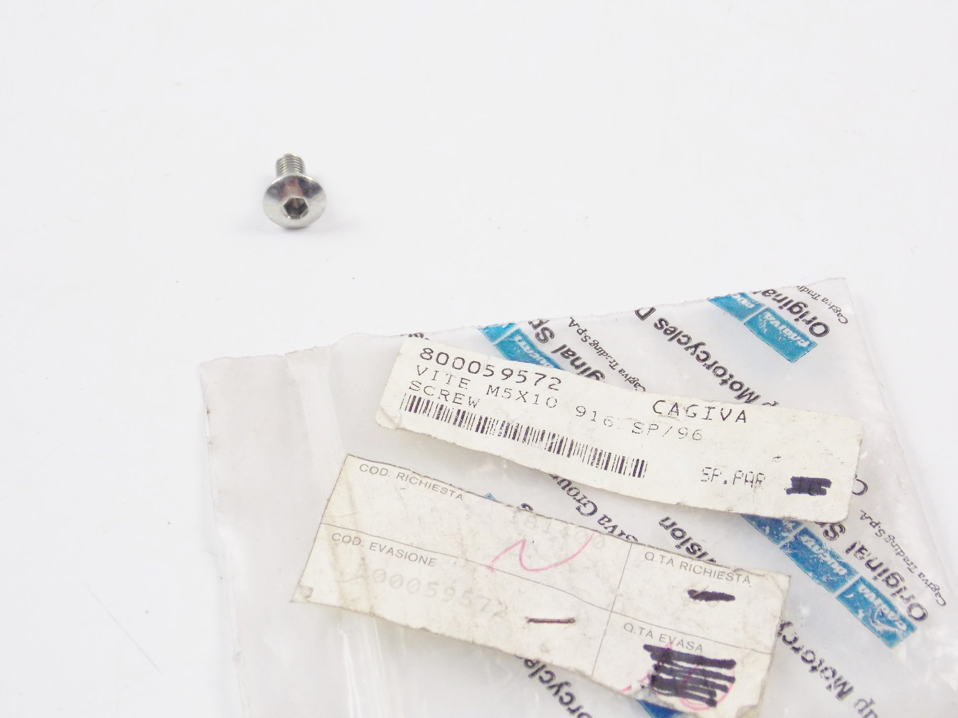NOS OEM CAGIVA 1988 COCIS 50/ 1990 COCIS 50-2 / 1999 CUCCIOLO 12S CREW 800059572 - MotoRaider