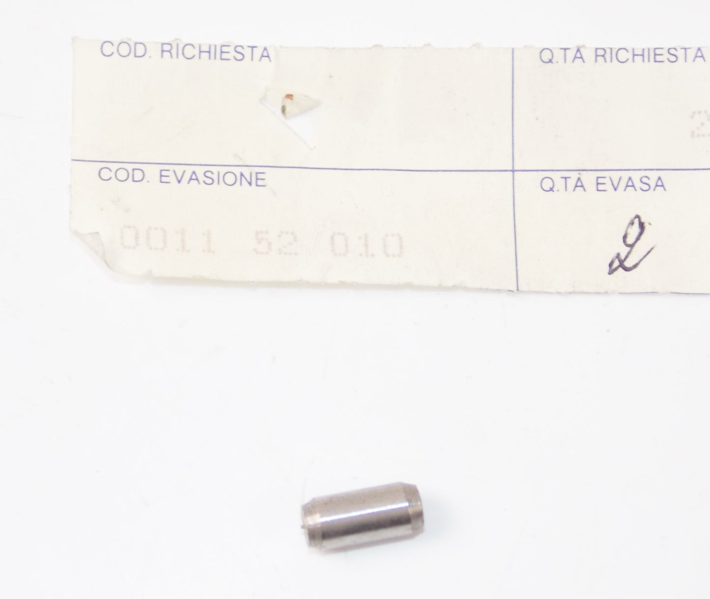 OEM 1992-1993 DUCATI 400 SUPERSPORT HALF CRANKCASES DOWEL 001152010 | 86010041A - MotoRaider